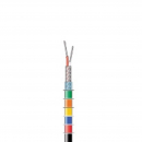 Cavo microfonico 2x0.35mm nero