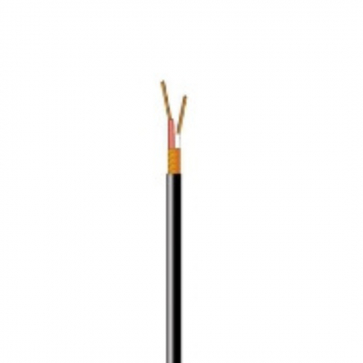 Cavo microfonico 2x0.25mm nero