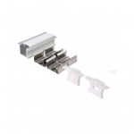 Profilo alluminio con cover opaca 2m