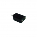 Adattatore spina 2.5mm stereo/2prese
