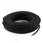 Cavo in tessuto nero 3x0,75