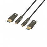 Cavo HDMI attivo in fibra ottica 20m-con adattatore micro HDMI/HDMI