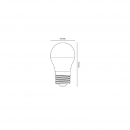 Lampadina E27 6W 3000K 210 lumen