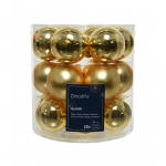 Mini palline in vetro oro 40mm