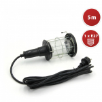 Lampada portatile E27 IP54 con 5mt