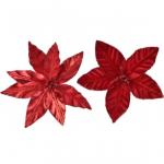 Stella di natale rossa con pinzetta