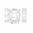 Ventola 12V 50x50x10mm 12V su bronzine