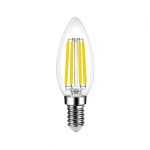 Lampadina Led E14 4000K 6W Oliva filamento, 1110Lm