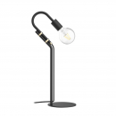 Lampada da tavolo metallo nero/oro