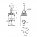 Deviatore miniatura ON-OFF-ON