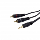 Cavo audio spina jack 3.5mm stereo 2 spine RCA, 1,5 metri