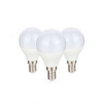 3 lampadine minigoccia E14 8W 2700K