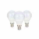 3 lampadine minigoccia E14 8W 4000K