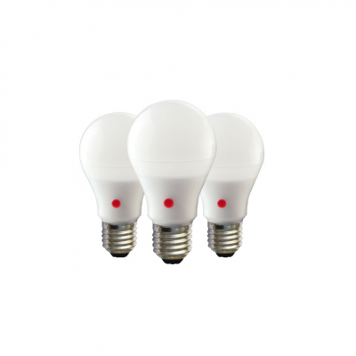 Tris lampadine E27 led sensor