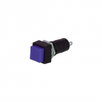 Pulsante unipolare On-Off blu