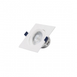Mini LED 12W orientabile quadrato Bianco Caldo