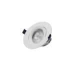 Mini LED 12W orientabile rotondo Bianco Caldo