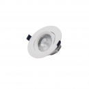 Mini LED 12W orientabile rotondo Bianco Caldo
