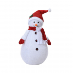 Pupazzo di neve 120cm con sciarpa e