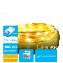 Catena 100microled bianco caldo 10m