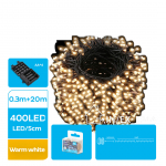 Catenaria 400led bianco caldo 20mt