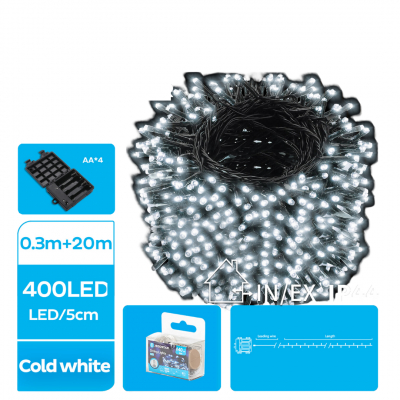 Catenaria luminosa 400led bianco