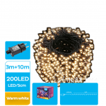 Catena luminosa 200led bianco caldo
