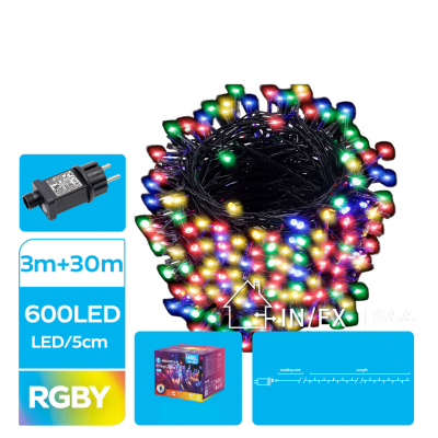 Catena luminosa 600led multicolor