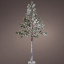 Albero luminoso innevato 180cm per uso interno/esterno