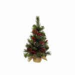 Mini albero con bacche e pigne 45cm