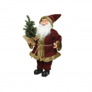 Babbo Natale con vestito in velluto