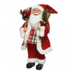 Babbo Natale con vestito rosso 45cm