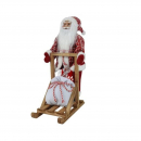 Babbo Natale sullo slittino 48cm