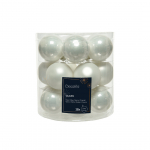 Mini palline in vetro bianco 40mm