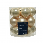 Mini palline in vetro perla 40mm