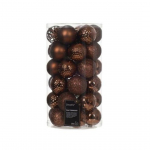 Box 37 palline color espresso, 6cm
