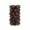 Box 37 palline color espresso, 6cm