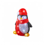 Pinguino luminoso in acrilico 30cm