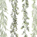 Ghirlanda verde innevata 180cm