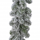 Ghirlanda di pino innevata 270cm