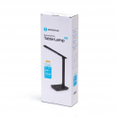 Lampada da tavolo nera con ricarica