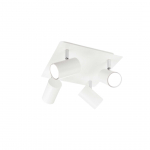 Lampada da soffitto con 4 spot orientabili attacco GU10 L305xH130