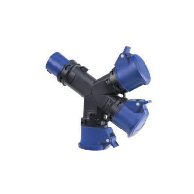 Adattatore multiplo da 16A CEE a 3