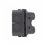 Doppio Pulsante 10A250V Art827N nero