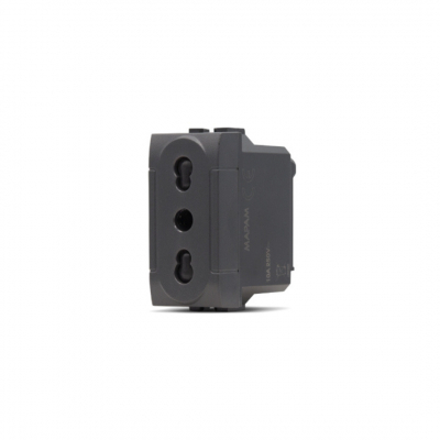 Presa Bivalente Art2P818N 2Pnero