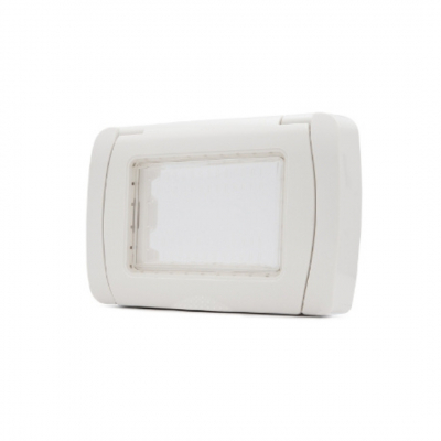 Placca Idrobox IP55GemS6003B bianco