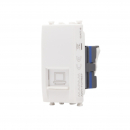 Connettore di rete RJ45Gem627B compatibile Vimar Plana Bianco