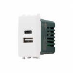 Presa USB A+C 5V/2,4A Gem633B