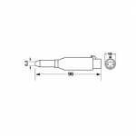 Adattatore da presa XLR 3 poli a presa jack 6.3 mono