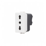 Presa Bivalente Joy518B bianco